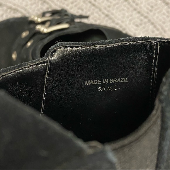 RebeccaMinkoff Austen suede buckle booties - Picture 11 of 14